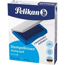 Pelikan Stempelkissen Gr. 3 (5x7cm) Kunststoffgehäuse blau
