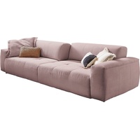 Candy 3C Candy Big-Sofa »Yoshy«, Zwei Sitztiefen durch verstellbare Rückenlehne, Bezug in Cord, rosa