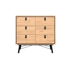 CaliCosy Kommode Ripley 102 x 95 x 40 cm Holzfarben