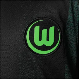 Nike VfL Wolfsburg Stadium Away Nike Replica Fußballtrikot mit Dri-FIT-Technologie für ältere Kinder - Schwarz, S