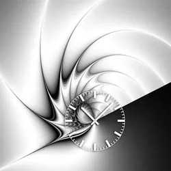Wanduhr - modern - Dixtime Modell: 4213