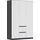 Rauch Drehtürenschrank MAINZ 136 x 210 x 54 cm Grau