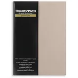 Traumschloss Spannbettlaken Jersey-Baumwolle 90 x 200 - 100 x 220 cm beige