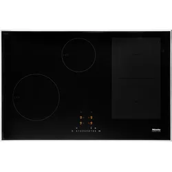 MIELE Flex-Induktions-Kochfeld "KM 7474 FR "125 Edition"", schwarz, B:80,6cm H:5,2cm T:52,6cm, Kochfelder, Mit 4 Kochzonen inkl. 1 leistungsstarken PowerFlex-Kochbereich