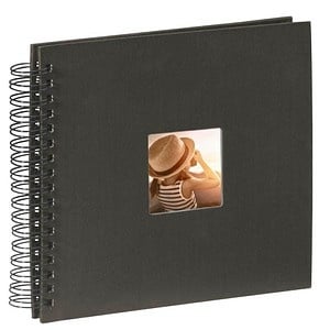 hama Fotoalbum Fine Art neutral 28,0 x 24,0 cm, 50 schwarze Seiten