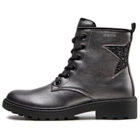 Geox Stiefel J Casey G. G J9420G 0NFEW C0062 S Dk Grey/Black Stiefel grau