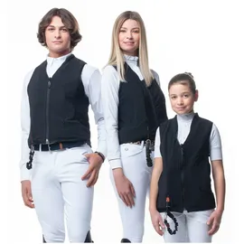 freejump Airbag-Weste Sicherheitsweste S Schwarz
