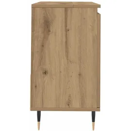 vidaXL Badschrank Artisan-Eiche 65x33x60 cm braun