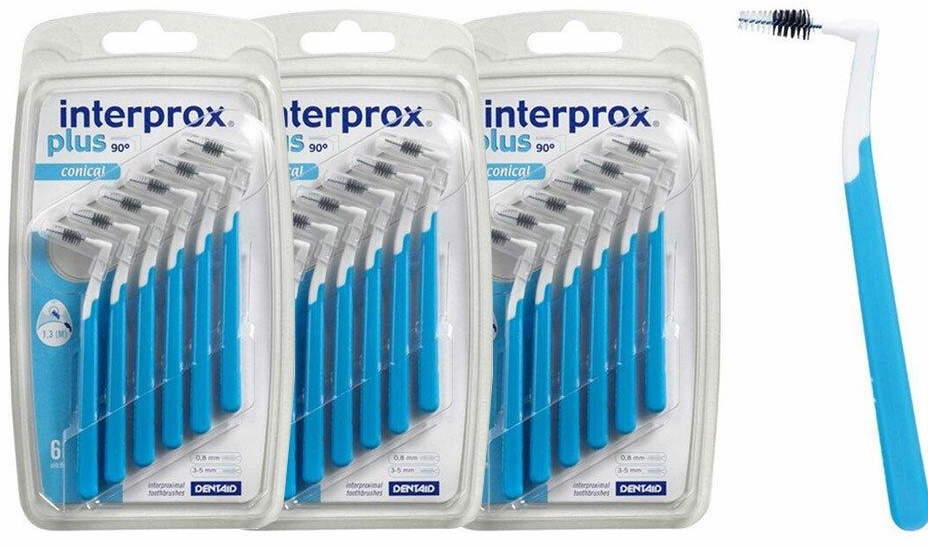 Interprox® Plus Interdentalbürste Konisch Blau 1,3 mm