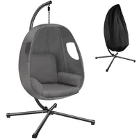 Tectake tectake® Hängesessel Anika inklusive Schutzhülle, 100 x 97 x 201 cm