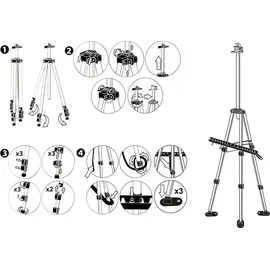 Artina Paris Staffelei Metall