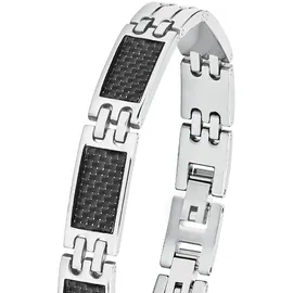 Amor Carbon Armband Edelstahl silber 9352494 Größe 22