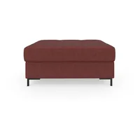 DOMO collection Polsterhocker »Capelo«, inklusive Federkern lila