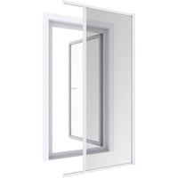 WINDHAGER Plus Insektenschutz Aluminium-Rollo Fliegengitter für Türen, Balkontüren, Selbstbausatz 160 x 225 cm, Weiß,