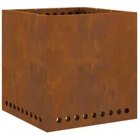 vidaXL - Feuerstelle Rauchfrei Quadratisch 48x48x50 cm Cortenstahl