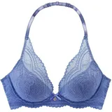 NUANCE Neckholder-BH Damen kornblumenblau Gr.70C