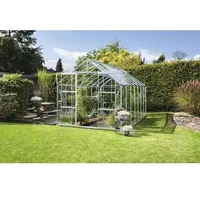 Gewächshaus Vitavia Uranus 11500 Einscheibensicherheitsglas 3 mm inkl. Fundament
