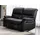 vente-unique Sessel Relax Kunstleder 75 x 112 x 87 cm Schwarz