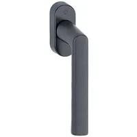 Hoppe Fenstergriff Hamburg 0700L/U26 Alu.F9714M schwarz ma 32-42mm Stand.HOPPE