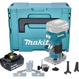 Makita DRT 52 T1J Akku Kantenfräse 18 V 6 mm Brushless + 1x Akku 5,0 Ah + Makpac - ohne Ladegerät