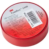 3M Deutschland Vinyl Elektro-Isolierband 15 mm x 10 m, rot TemFlex 1500 15x10rt