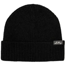 Lundhags Core Ribbed Beanie Schwarz