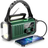 Radio Solar 10000mAh Multifunktion Kurbel Outdoor LED AM/FM Not Taschenlampe USB