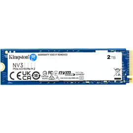 Kingston NV3 SSD 2TB M.2 2280 PCIe Gen4 NVMe Internes Solid-State-Module