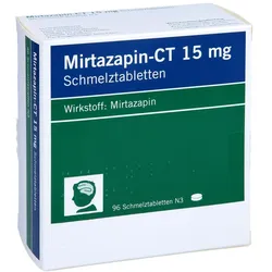 Mirtazapin-ct 15 mg Schmelztabletten 96 St