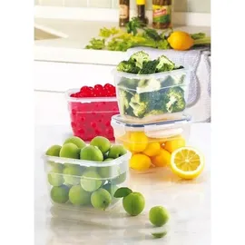 Lock & Lock Lock&Lock Frischhaltedose 470 ml 13,7x10,4x7cm - Lock HPL807 Frischhaltebox, rechteckig, - Transparent