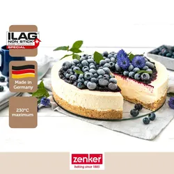 Zenker Springform mit Deckel Kuchenform Kuchen Backform Antihaft Tortenform