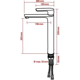 Bernstein Waschtischarmatur 4025CW Weiß
