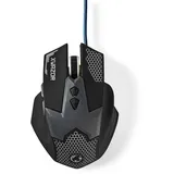 Nedis Gaming-Maus schwarz