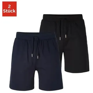 AUTHENTIC LE JOGGER Schlafshorts »kurze Relaxshort, mit Kordel, Jogginghose, aus reiner Baumwolle AUTHENTIC LE JOGGER navy, schwarz