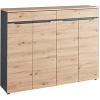 VOLEO DETROIT 160 x 124 x 38 cm 9 Fächer, 1 Schublade / braun
