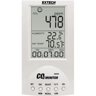 EXTECH CO220 Kohlendioxid-Messgerät 0 - 9999 ppm