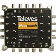 Televes Multischalter 5 in 8 Guß NEVO recpower kask. MS58C