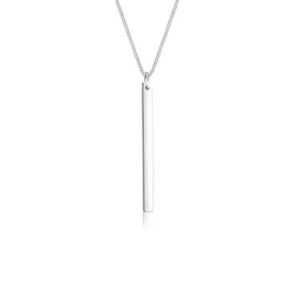 Elli Halskette Damen, Panzer Geo Symbol Stab Layer Cool 925 Silber
