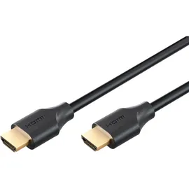 goobay Ultra96 HDMI Kabel HDMI auf HDMI 1 m Schwarz/Gold