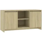 vidaXL TV-Schrank Sonoma-Eiche 102x37,5x52,5 cm Holzwerkstoff Modell 1