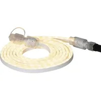 Star Trading Lichtschlauch Kunststoff 3m 180 LEDs warmweiß spritzwassergeschützt transparent