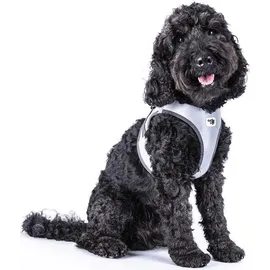 Curli Clasp Vest Harness Reflective Gray 3XS