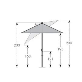Doppler Active Auto Tilt 210 x 140 cm natur