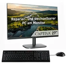 Captiva All-in-One Power Starter I84-930 2023 27" SSD Intel Core Ultra 5 125H 4,6 GHz 16 GB RAM 1 TB SSD Intel Arc Graphics Windows 11 Pro