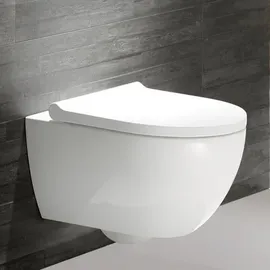 Geberit Acanto Wand-WC mit WC-Sitz Weiß