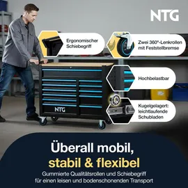 ntg nutzfahrzeug technik gmbh (32457 porta westfalica) Werkzeugwagen Stahl 12 Schubladen Holz blau bestückt