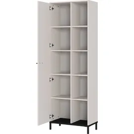 Germania Büromöbel-Set GERMANIA "GW-Rovigo", beige (kaschmir, schwarz), B:278cm H:190cm T:80cm, Holzwerkstoff, Metall, Arbeitsmöbel-Sets, Büromöbel-Set, Schreibtisch elektrisch höhenverstellbar
