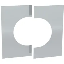 Viessmann Deckenblende zweiteilig 0-30 Grad, Durchmesser 125mm, 7568155