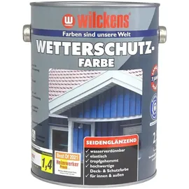 Wilckens Wetterschutzfarbe 2,5 ltr. Silbergrau