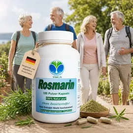 VitalLife Rosmarin Kräuter Kapseln 180 St.